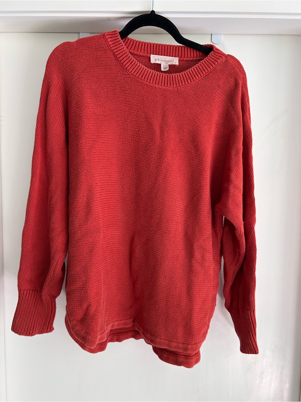 Orange Knit Sweater